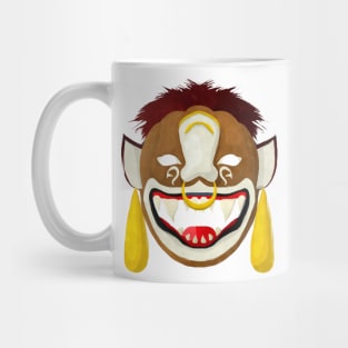 Watercolor tribal mask Mug